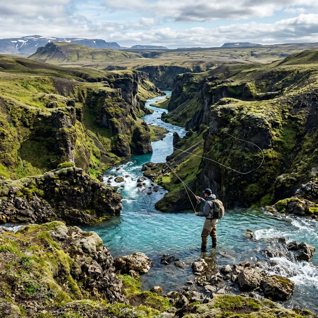 Highland Fishing Lodge in Iceland